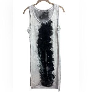 Nola Crushed Velvet Sleeveless Grunge Dress Size Small